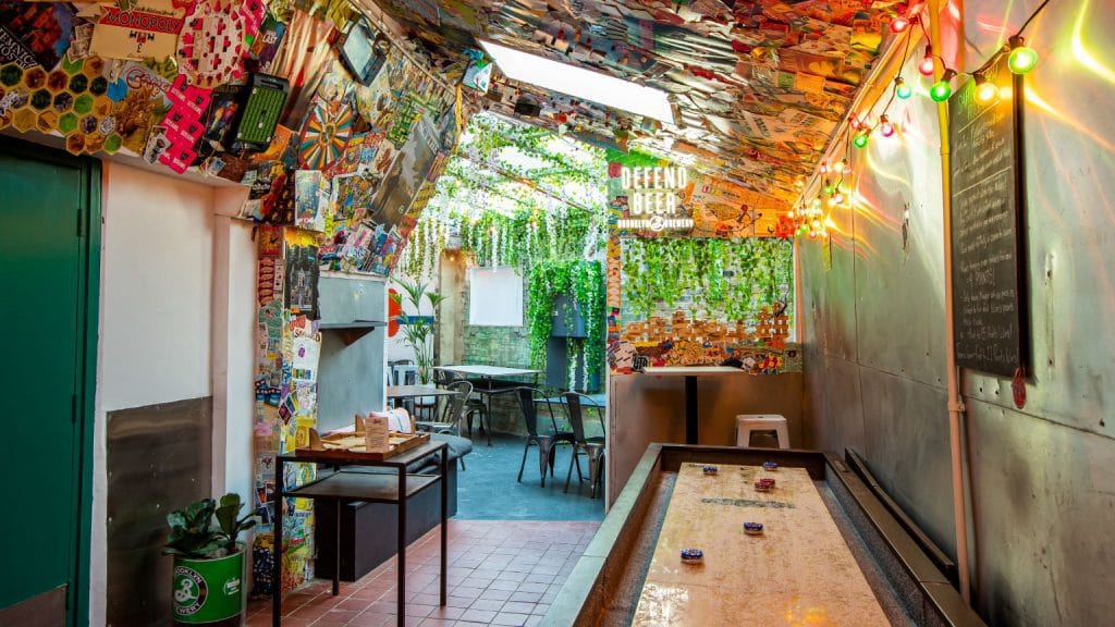 Venue Hire Hackney Conservatory and Dive Bar Draughts London Hackney Restaurant