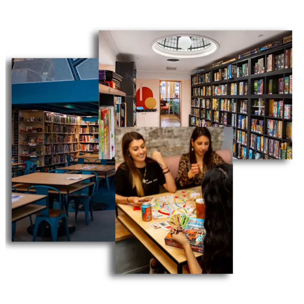 Image montage at Draughts London